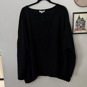 NOCTEX Shelter Washed Cotton Black Top